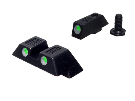 are glock factory night sights metal